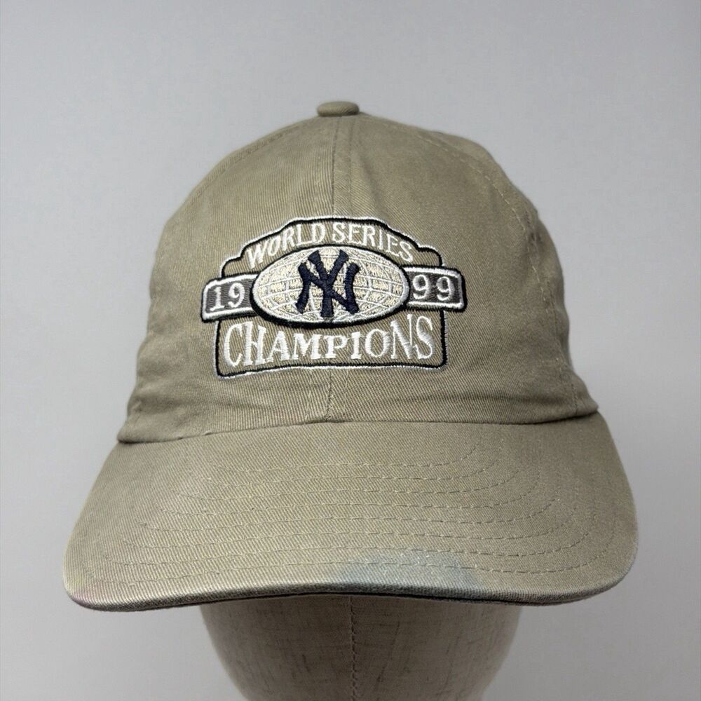 Vintage New Era Yankees 1999 World Series Champions Hat USA Made Strapback